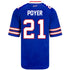 Youth Nike Game Home Jordan Poyer Jersey In Blue - Back View