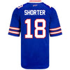 Nike Game Home Justin Shorter Jersey In Blue - Back View