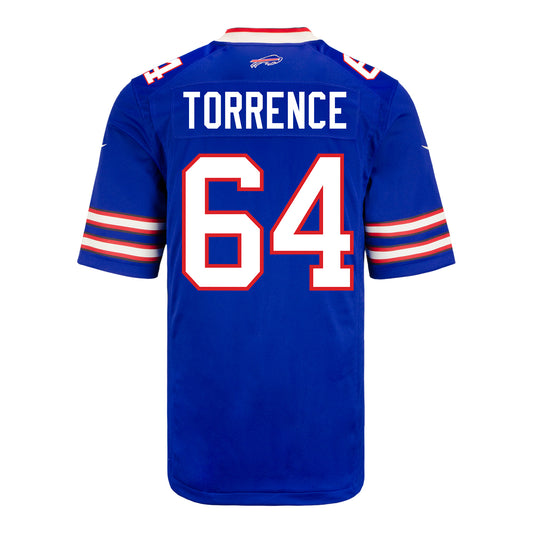 Nike Game Home O'Cyrus Torrence Jersey In Blue - Back View