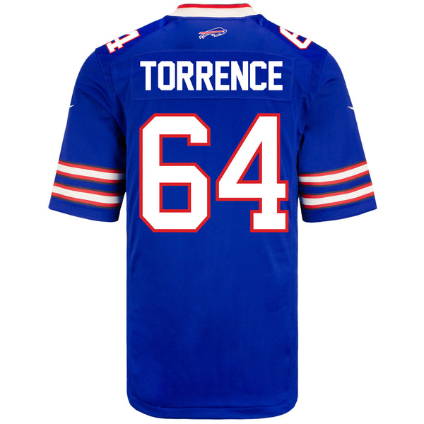 Nike Game Home O'Cyrus Torrence Jersey In Blue - Back View