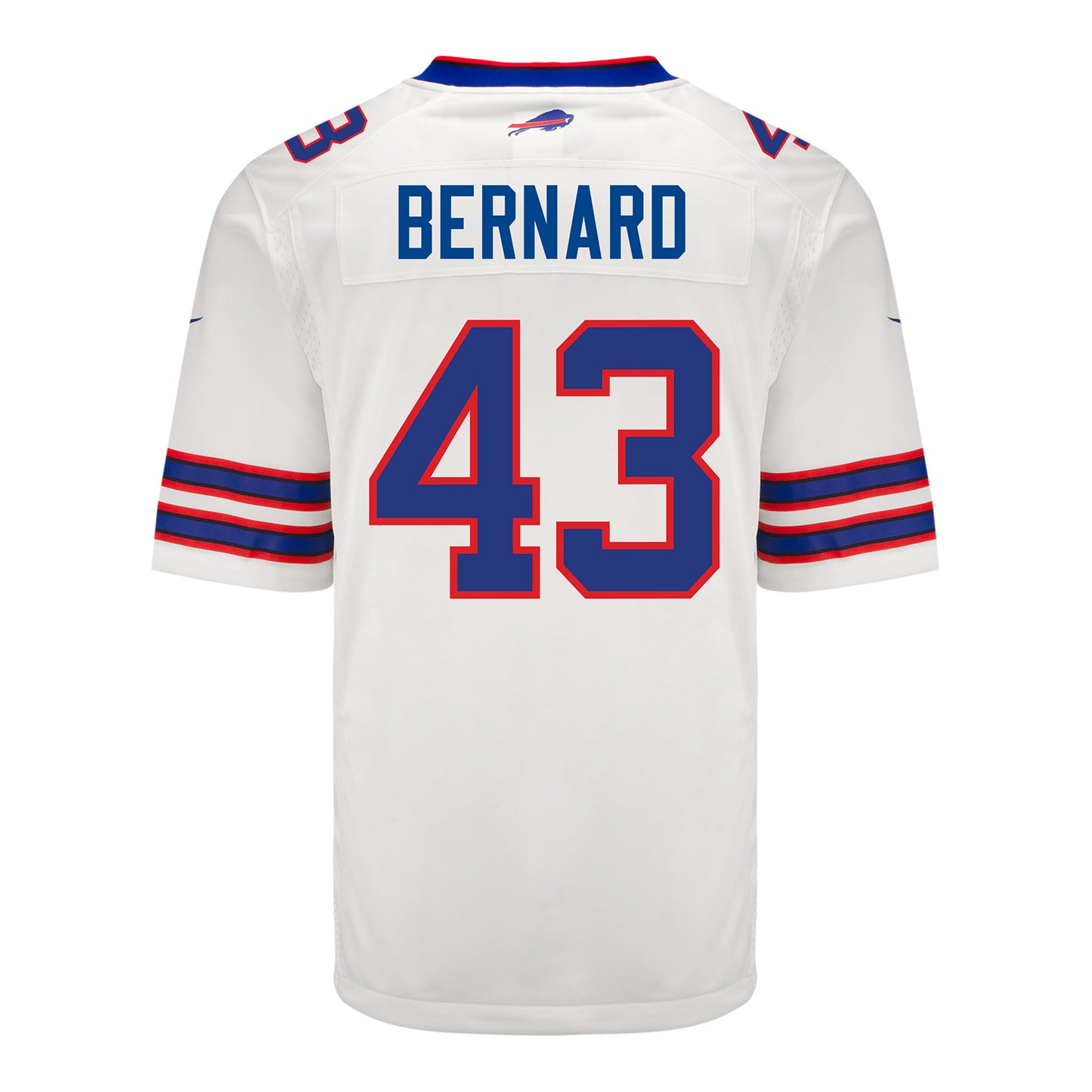 Nike Game Away Terrel Bernard Jersey  In White - Back View