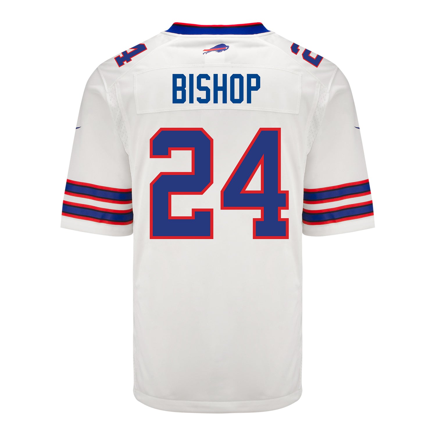 Nike Game Away Cole Bishop Jersey In White - Back View