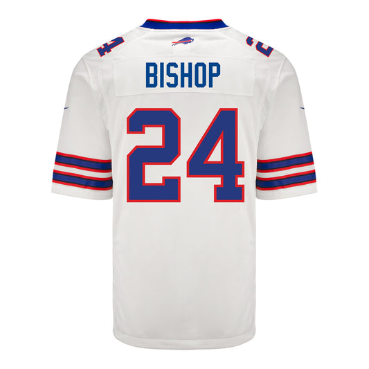 Nike Game Away Cole Bishop Jersey In White - Back View