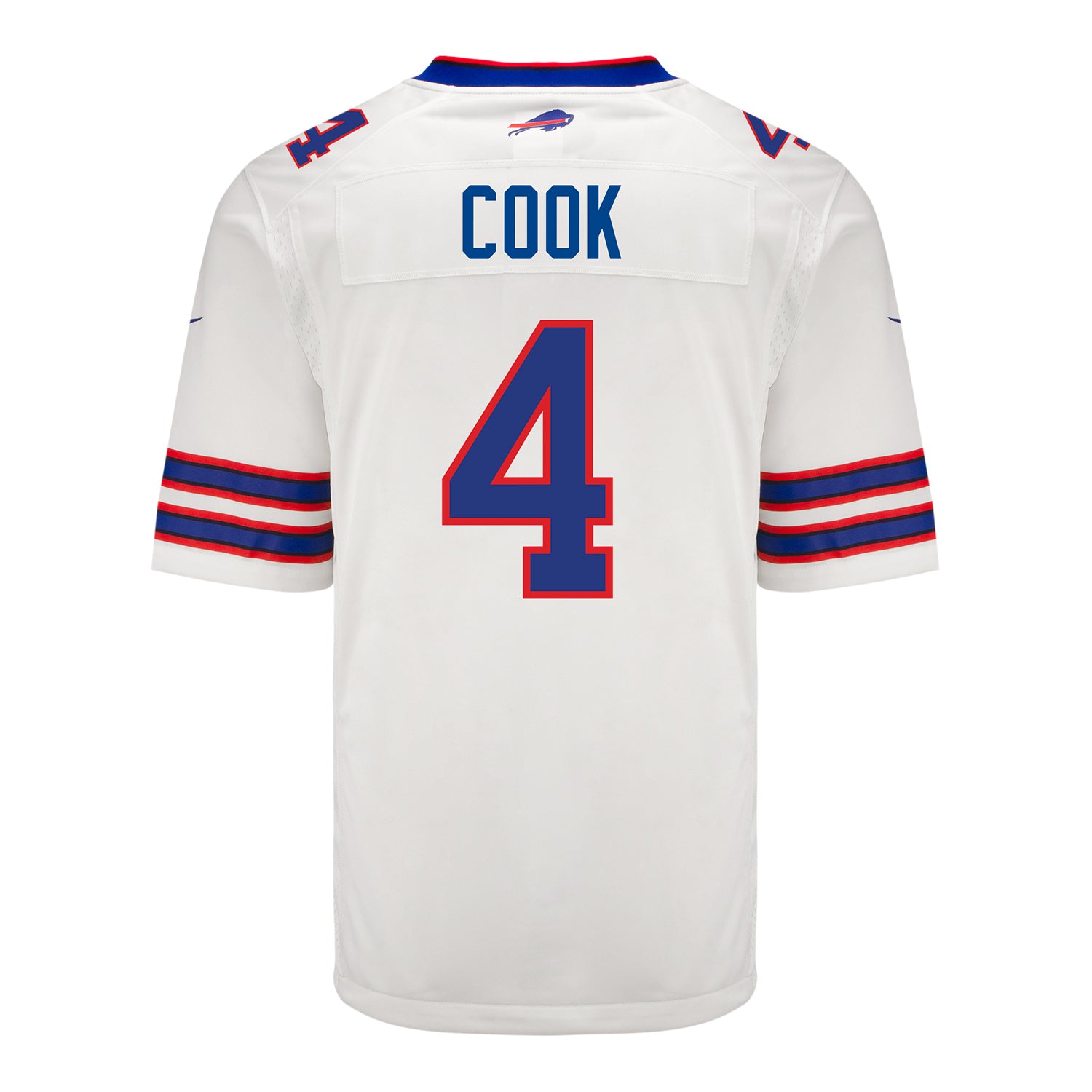 Nike Game Away James Cook Jersey In White - Back View