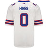 Nike Game Away Nyheim Hines Jersey - In White - Back View