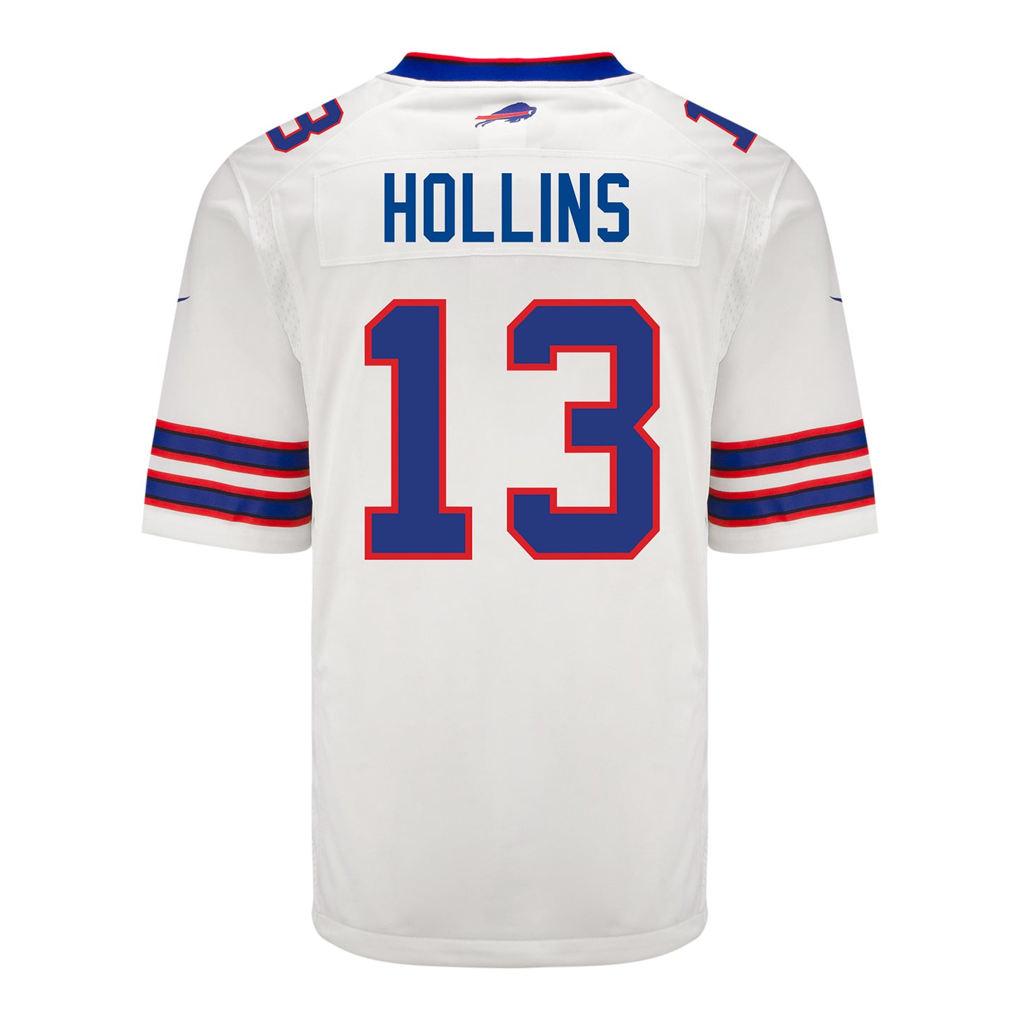 Nike Game Away Mack Hollins Jersey In White - Back View