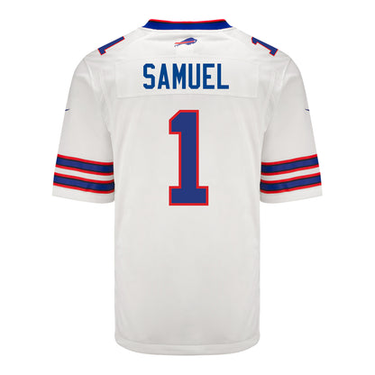 Nike Game Away Curtis Samuel Jersey In Blue - Back View