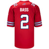 Nike Game Red Alternate Tyler Bass Jersey - In Red - Back View