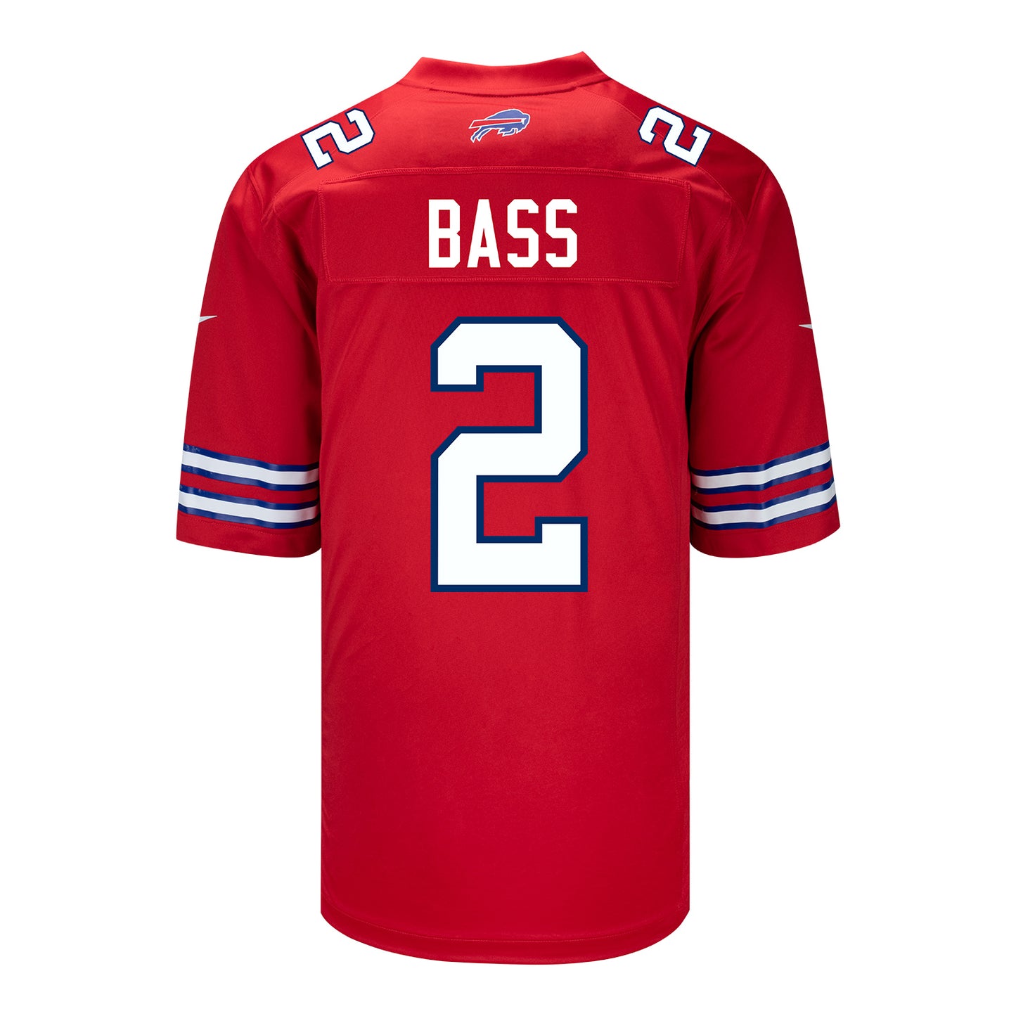 Nike Game Red Alternate Tyler Bass Jersey - In Red - Back View