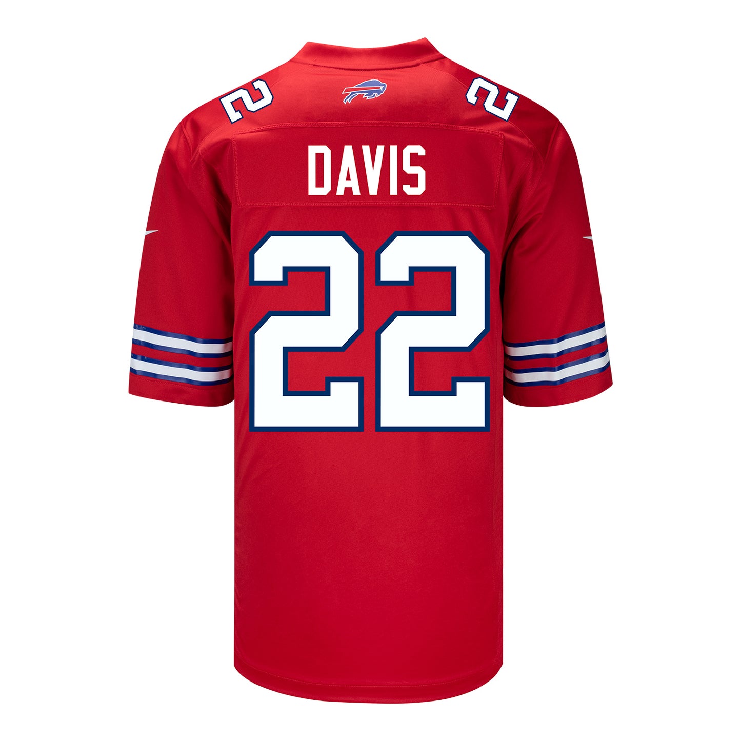 Nike Game Red Alternate Ray Davis Jersey - Back View