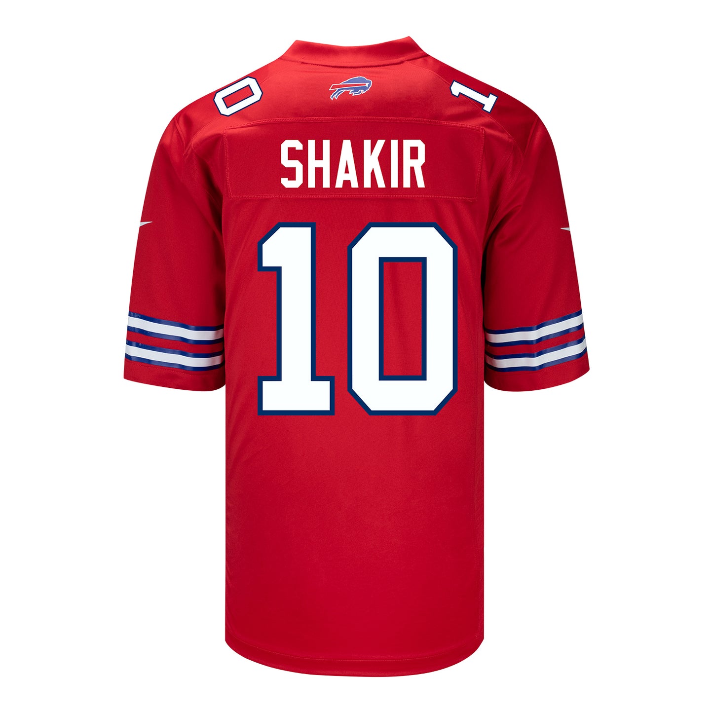 Nike Game Red Alternate Khalil Shakir Jersey In Red - Back View