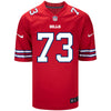 Nike Game Red Alternate Dion Dawkins Jersey - In Red - Front View