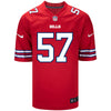 Nike Game Red Alternate A.J. Epenesa Jersey - In Red - Front View