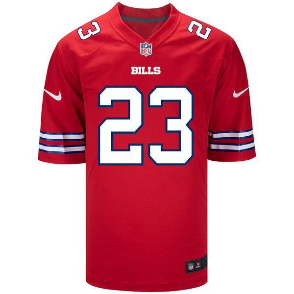 Nike Game Red Alternate Micah Hyde Jersey - In Red - Front View