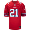 Nike Game Red Alternate Jordan Poyer Jersey - In Red - Front View