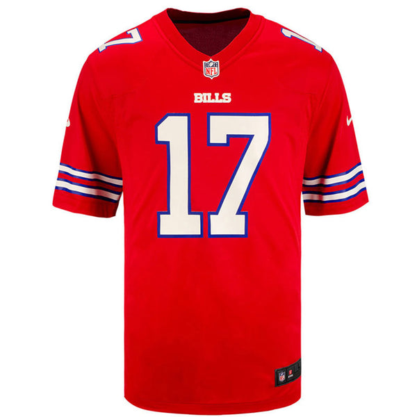 Youth Nike Alternate Josh Allen Jersey In Red - Front View