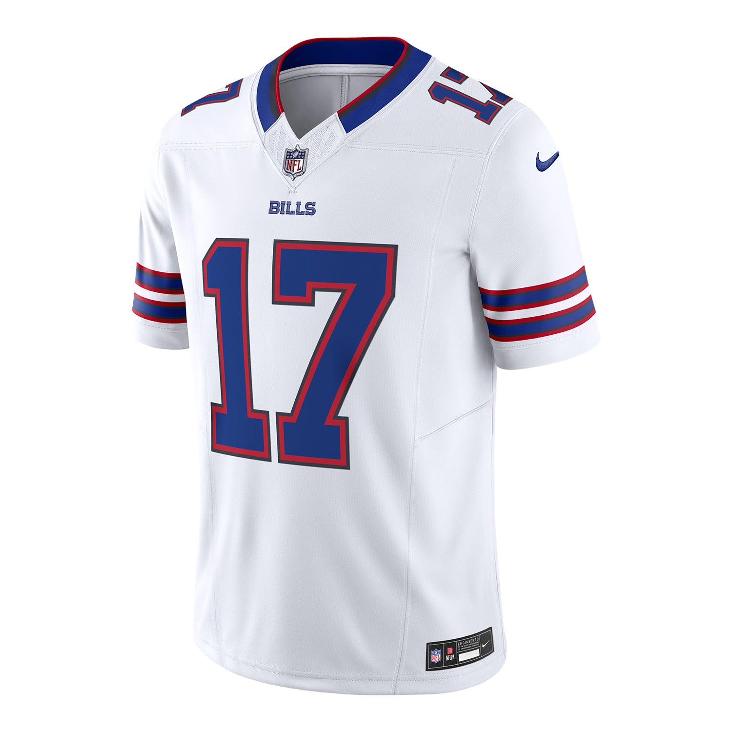 Josh Allen Buffalo Bills Nike Vapor F.U.S.E. Limited Jersey – Away In White - Front View