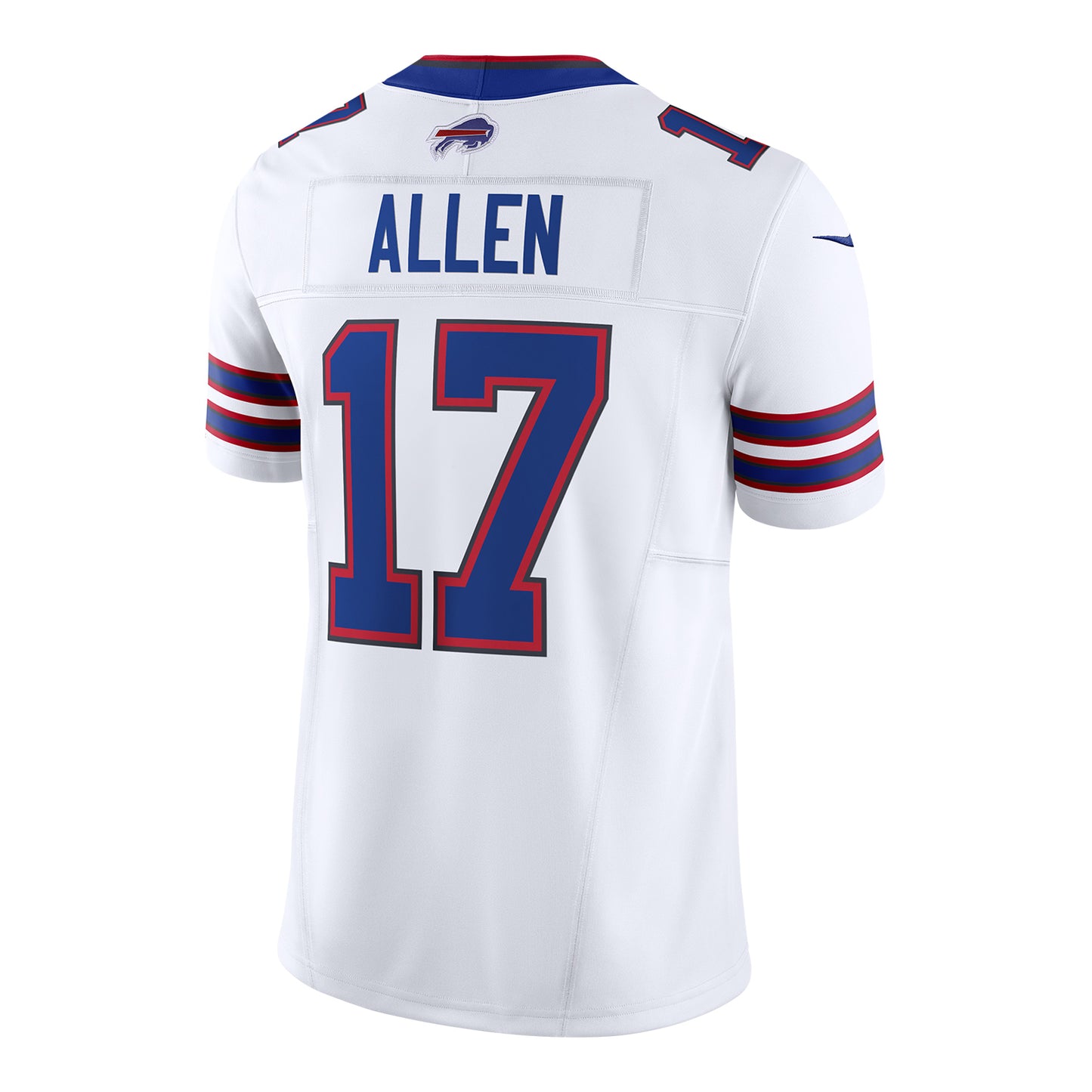 Josh Allen Buffalo Bills Nike Vapor F.U.S.E. Limited Jersey – Away In White - Back View