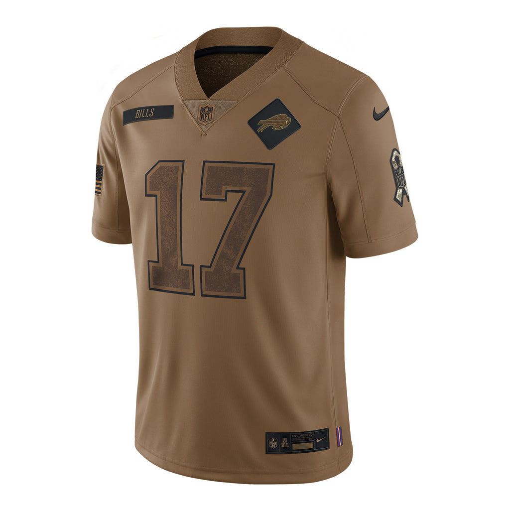 Nike Jacksonville Jaguars No41 Josh Allen Anthracite Salute to Service Youth Stitched NFL Limited Therma Long Sleeve Jersey