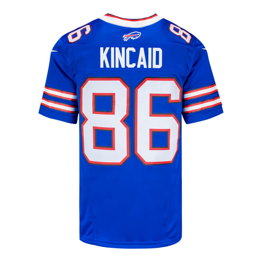 Dalton Kincaid Buffalo Bills Nike Vapor F.U.S.E. Home Limited Jersey In Blue - Back View