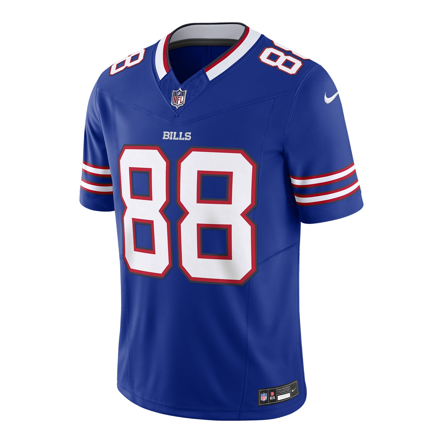 Dawson Knox Buffalo Bills Nike Vapor F.U.S.E. Limited Jersey – Home In Blue - Front View