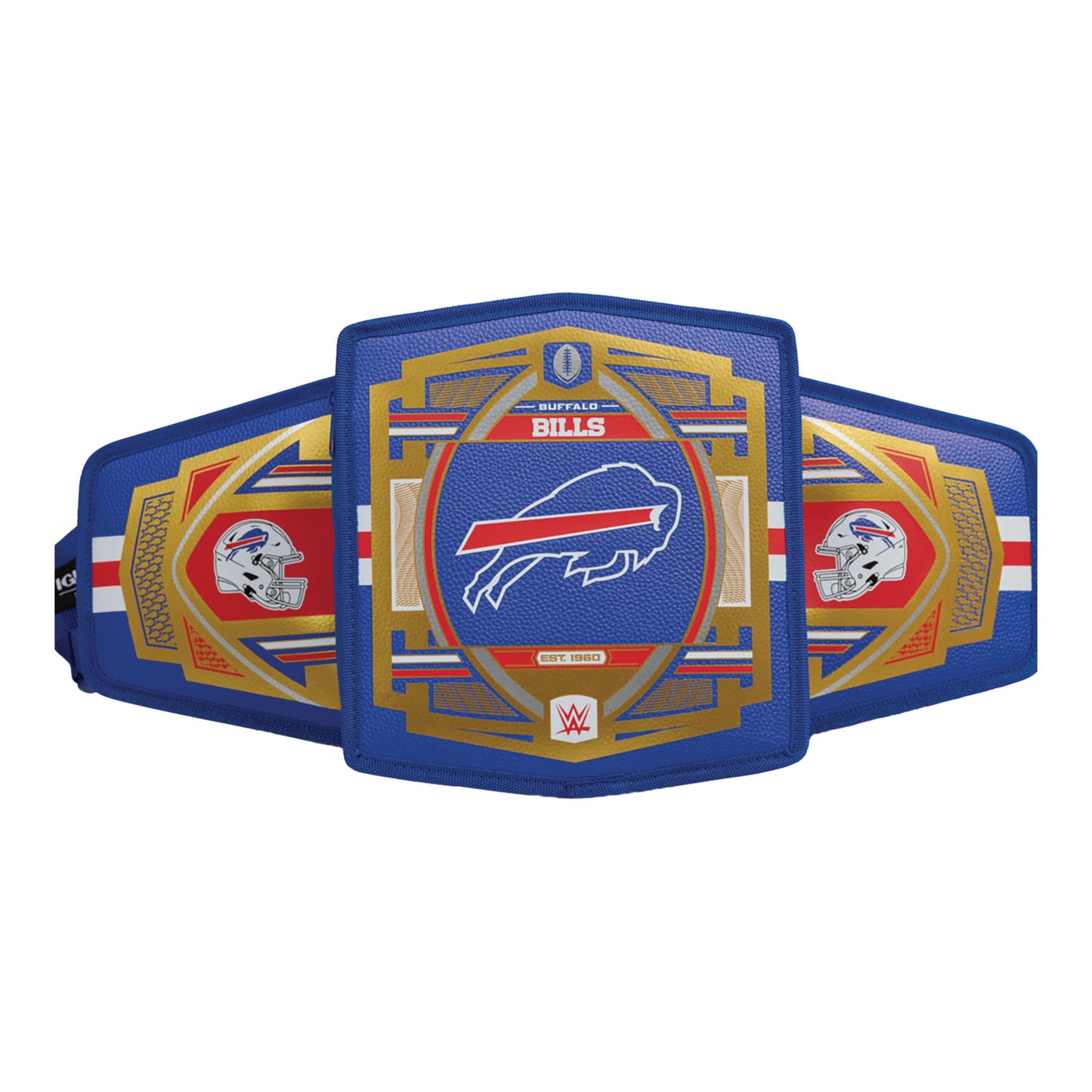 Buffalo Bills Igloo WWE Fanny Pack Cooler Belt In Multi-Color - Front View