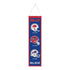 Wincraft Bills Evolution 8" x 32" Wool Banner In Blue, Red & White