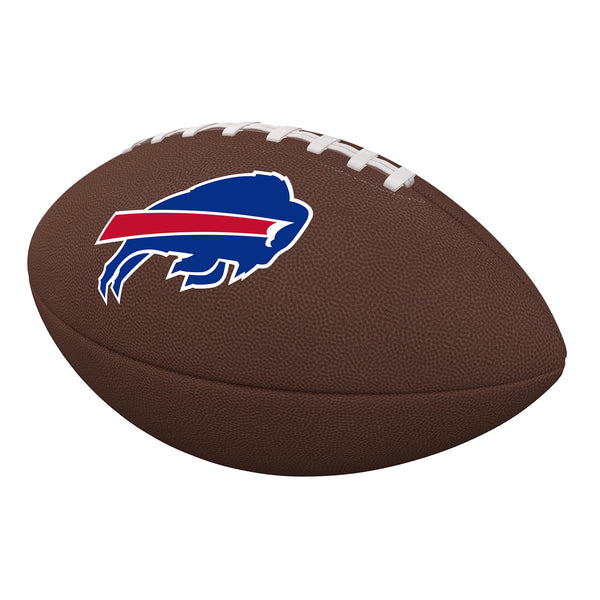 Bills Composite Full Size Football In Brown - Side View 1