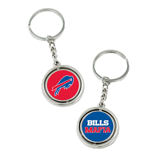 Bills Mafia Spinner Keychain In Blue & Red