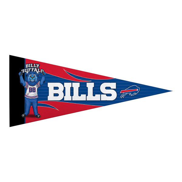 Mini Billy Buffalo Pennant In Team Colors - Front View