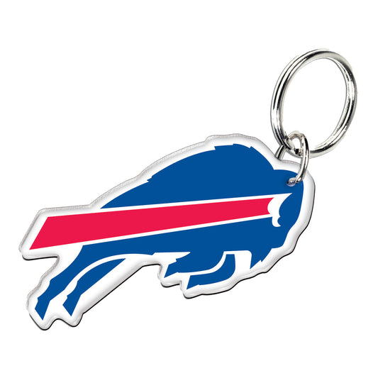 Bills Acrylic Keychain In Blue, Red & White