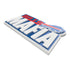 Bills Mafia Fan Chain In Red, White & Blue - Zoom View On Graphic