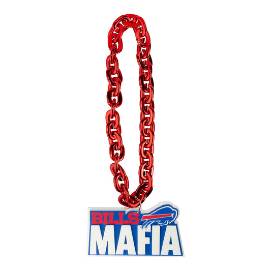 Bills Mafia Fan Chain In Red - Front View