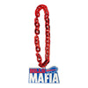 Bills Mafia Fan Chain In Red - Front View