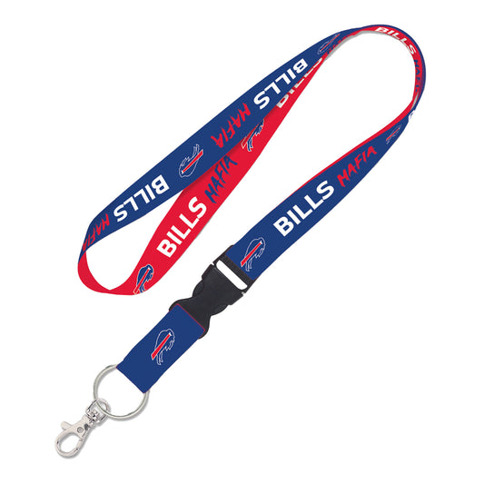 Bills Mafia Reversible Lanyard In Blue & Red