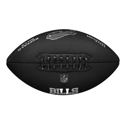 Buffalo Bills Wilson Metallic Football - Overhead View