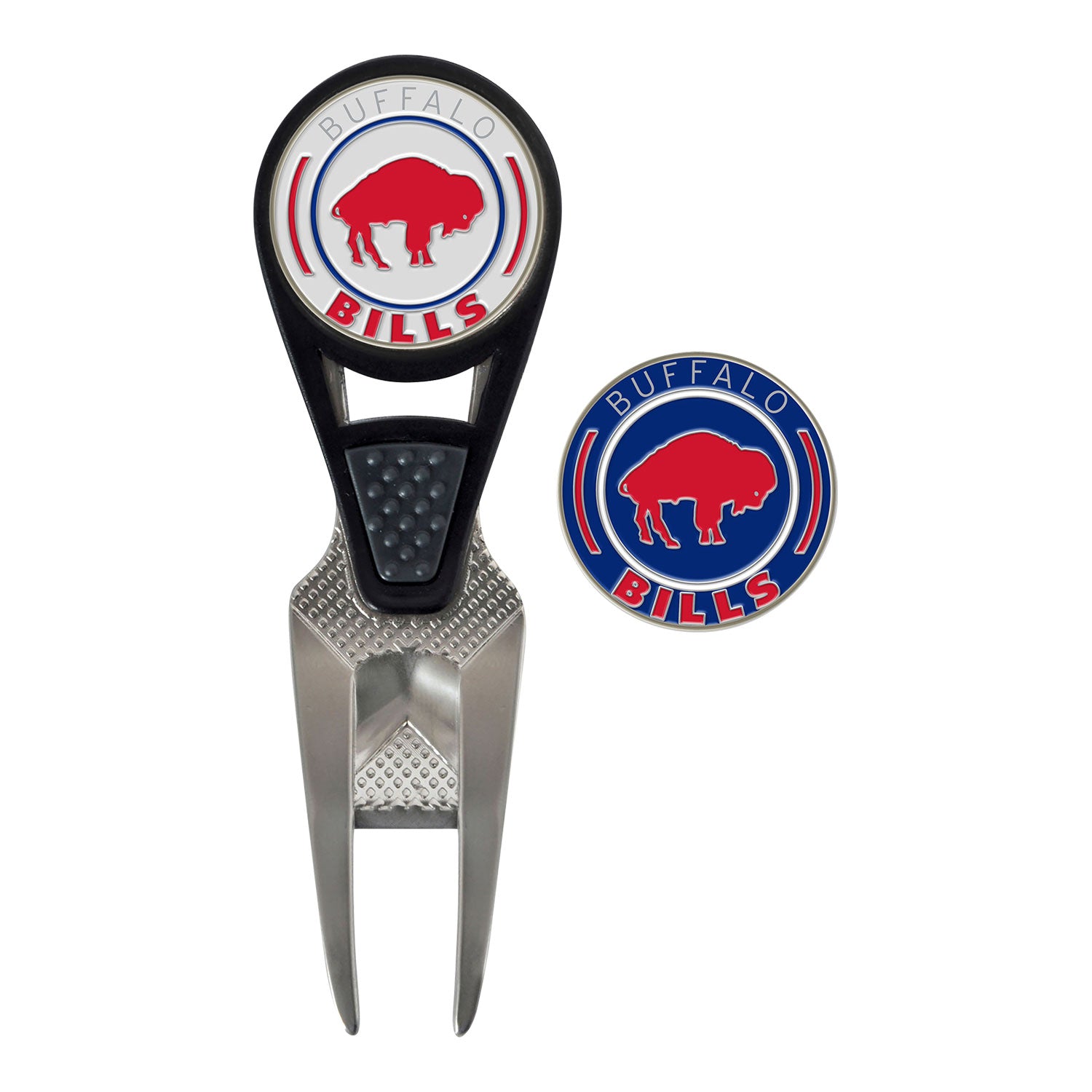 Buffalo Bills WinCraft Repair Tool & Ball Marker Set - Front View