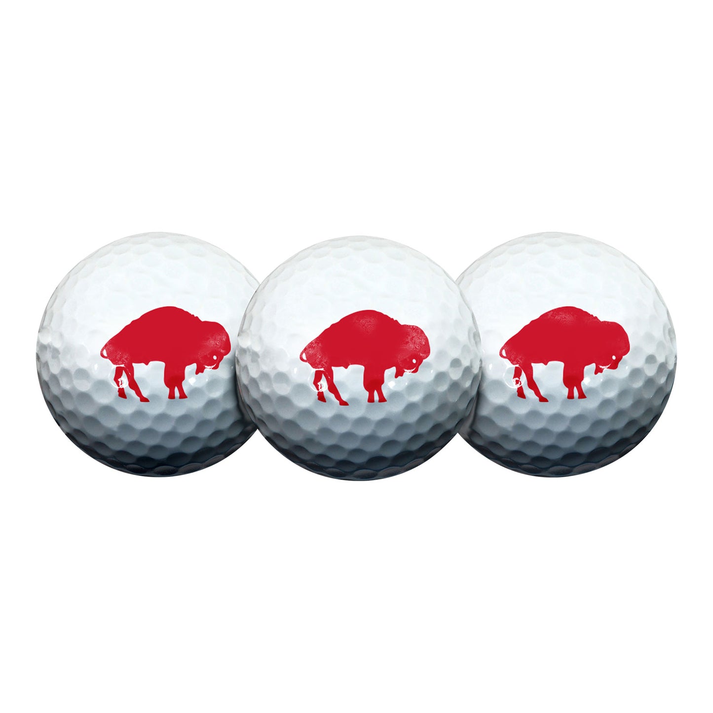 Retro Bills Golf Balls - 3 Pack - Front View