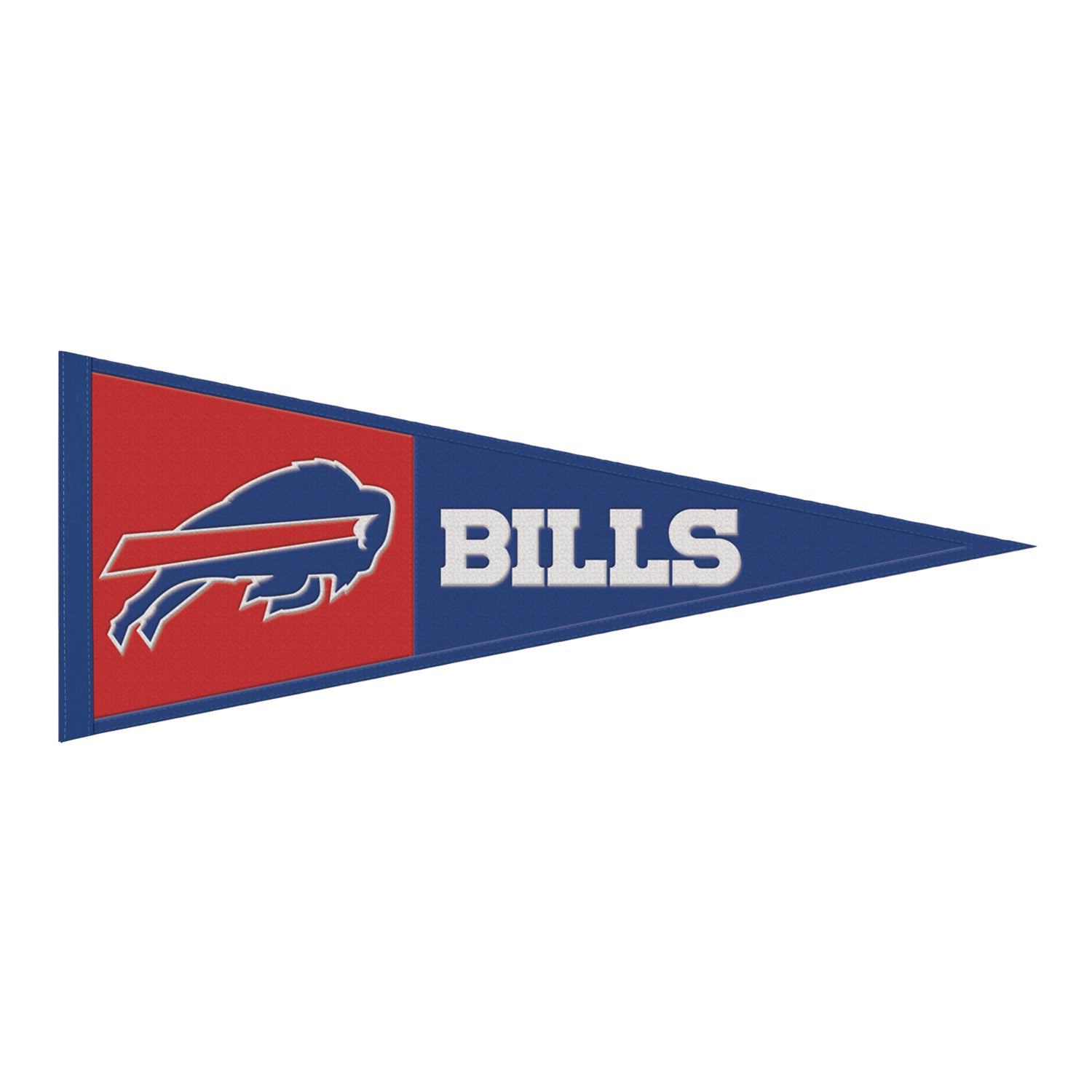 Buffalo Bills Wincraft Wool Pennant - Front View