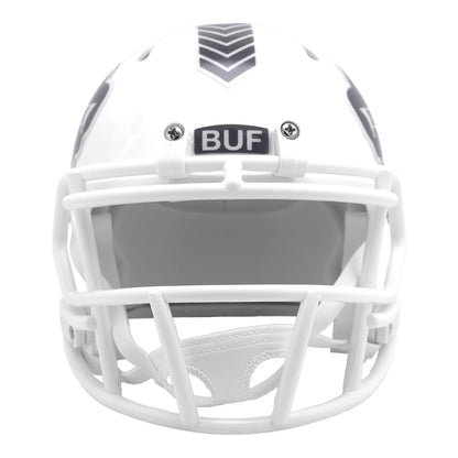 Riddell Bills Salute to Service 2024 Speed Mini Helmet In White - Front View