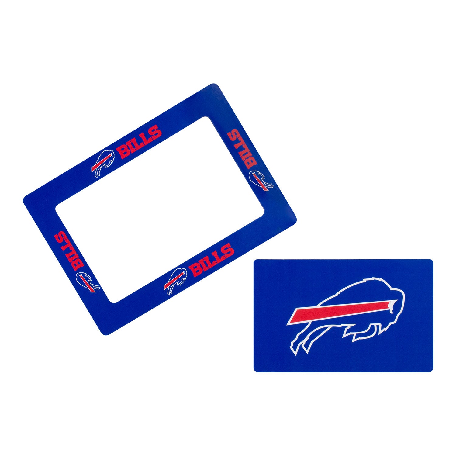 Buffalo Bills 4 x 6 Frame Magnet In Blue - Front View