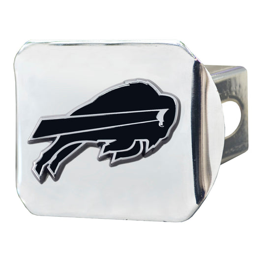 Buffalo Bills Chrome Hitch Cover - Front View