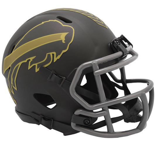 Riddell Bills Salute to Service 2025 Speed Mini Helmet In Black - Side View