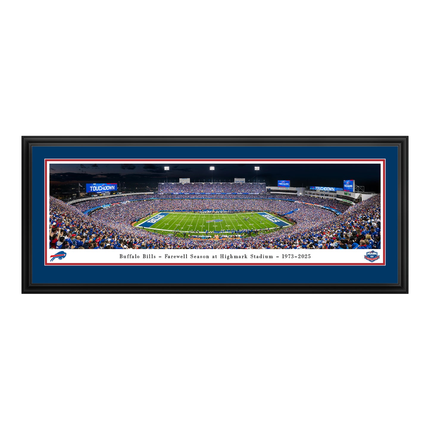 Buffalo Bills Farewell Season at Highmark Stadium Panorama - Deluxe Frame - Front View