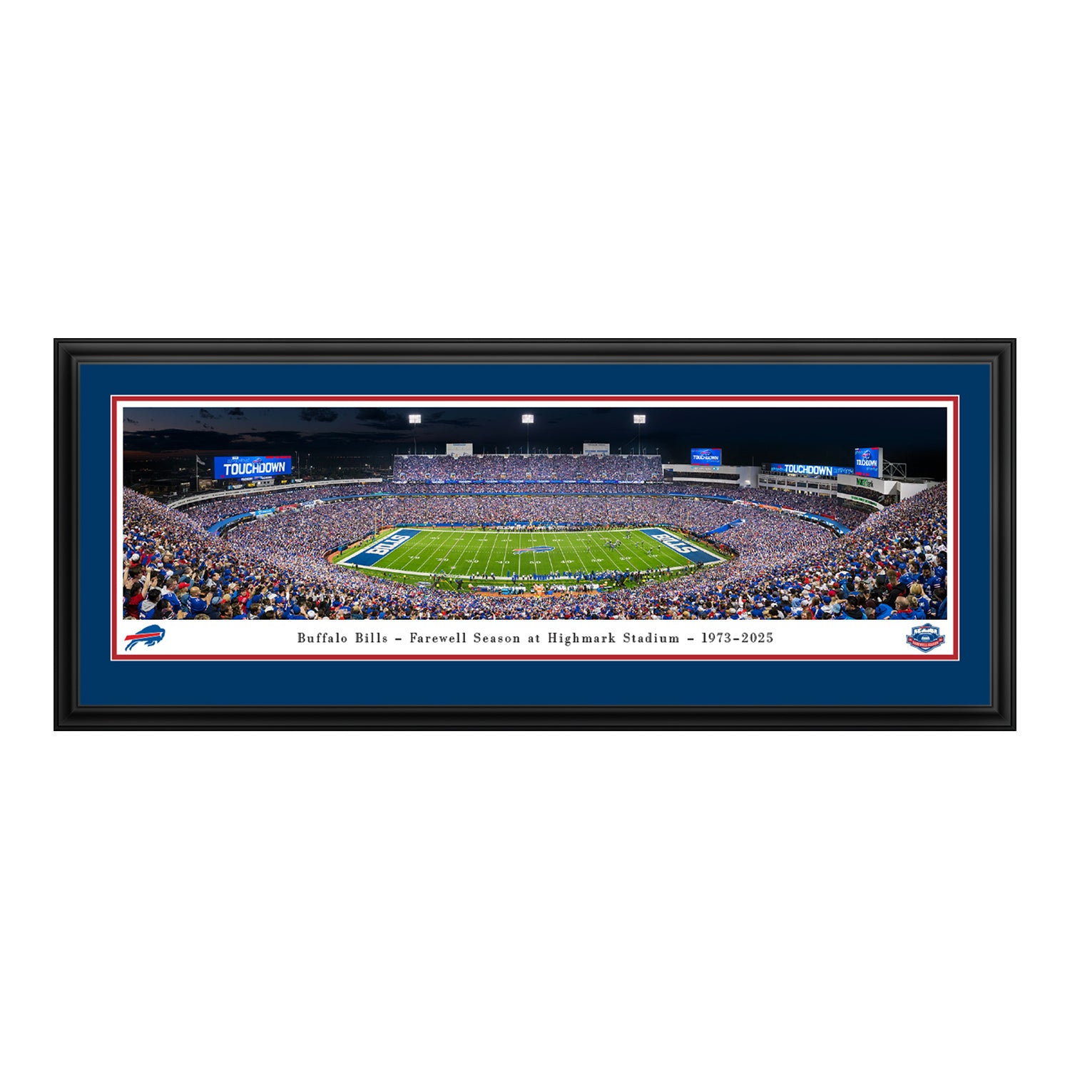 Buffalo Bills Farewell Season at Highmark Stadium Panorama - Deluxe Frame - Front View