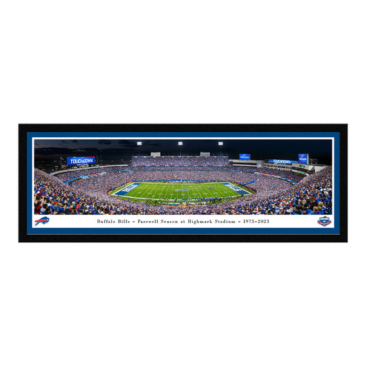 Buffalo Bills Farewell Season at Highmark Stadium Panorama - Select Frame - Front View