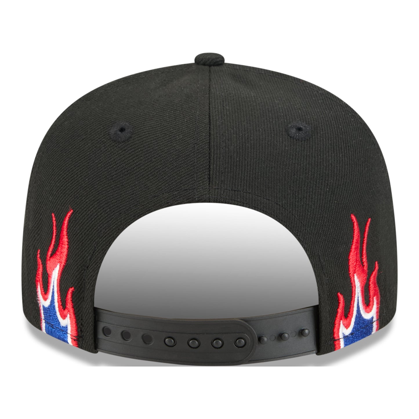 Youth New Era Buffalo Bills 9FIFTY Flame Hat In Black - Back View