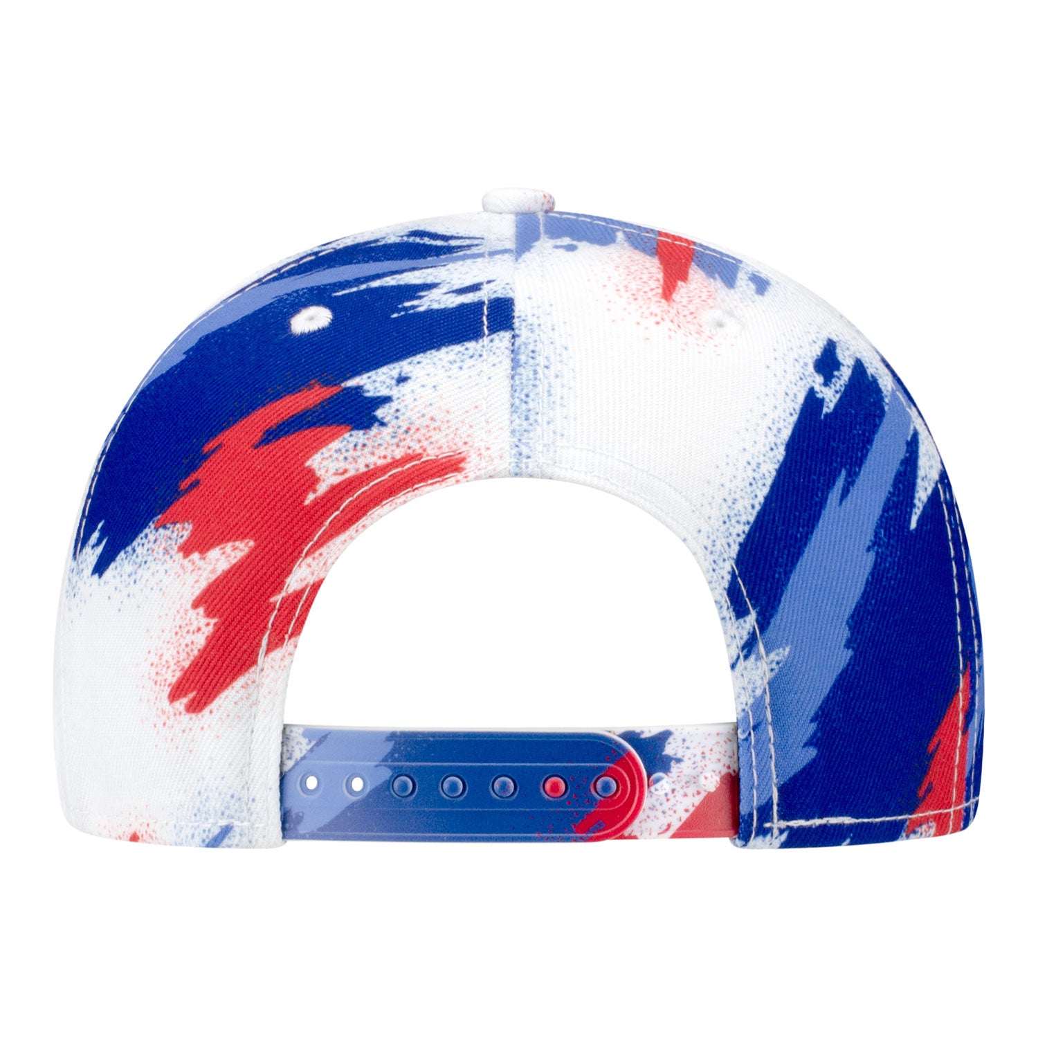 Youth New Era Buffalo Bills 9FIFTY Paint Hat In Multi-Color - Back View