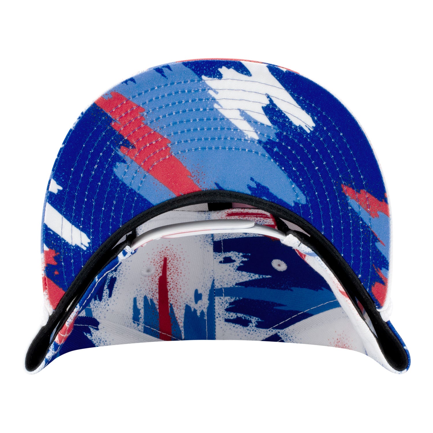 Youth New Era Buffalo Bills 9FIFTY Paint Hat In Multi-Color - Bill View