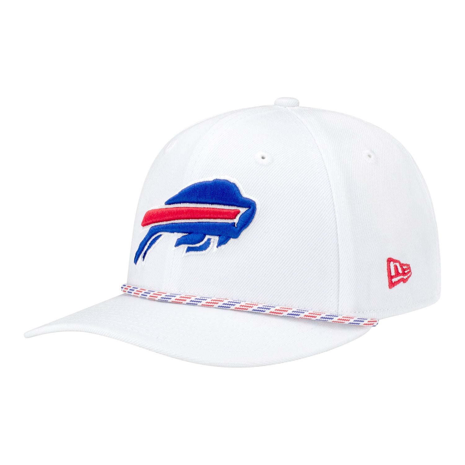 Youth New Era Buffalo Bills 9SEVENTY Multi Rope White Hat - Front Left View